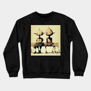 Robot friends Crewneck Sweatshirt